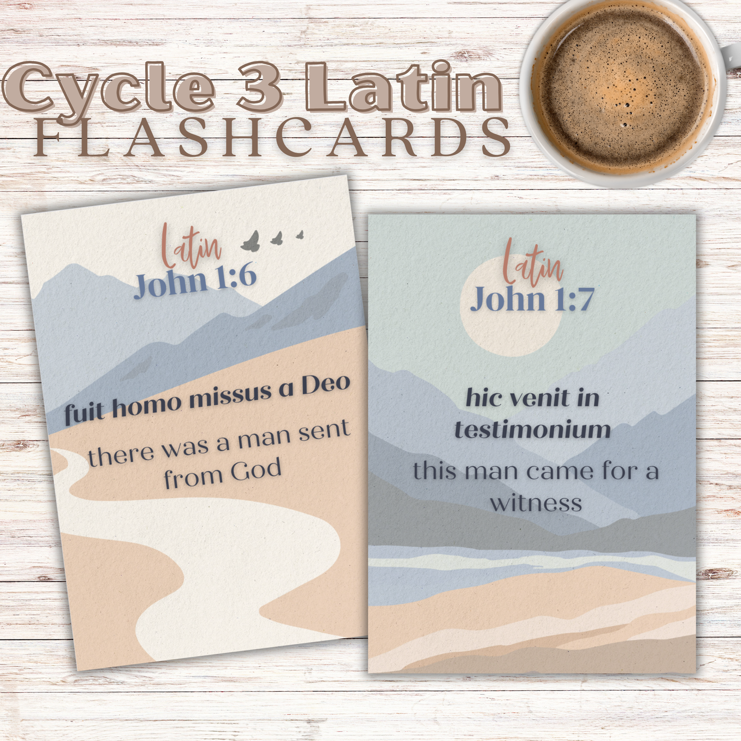 Latin Memory Cards | Cycle 3