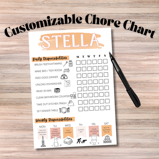 Chore Chart Template