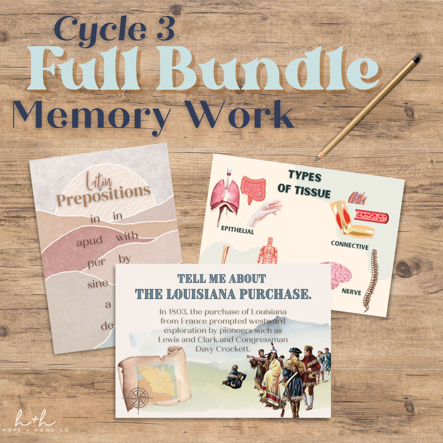 Cycle 3 Memory Work Flashcard Bundle