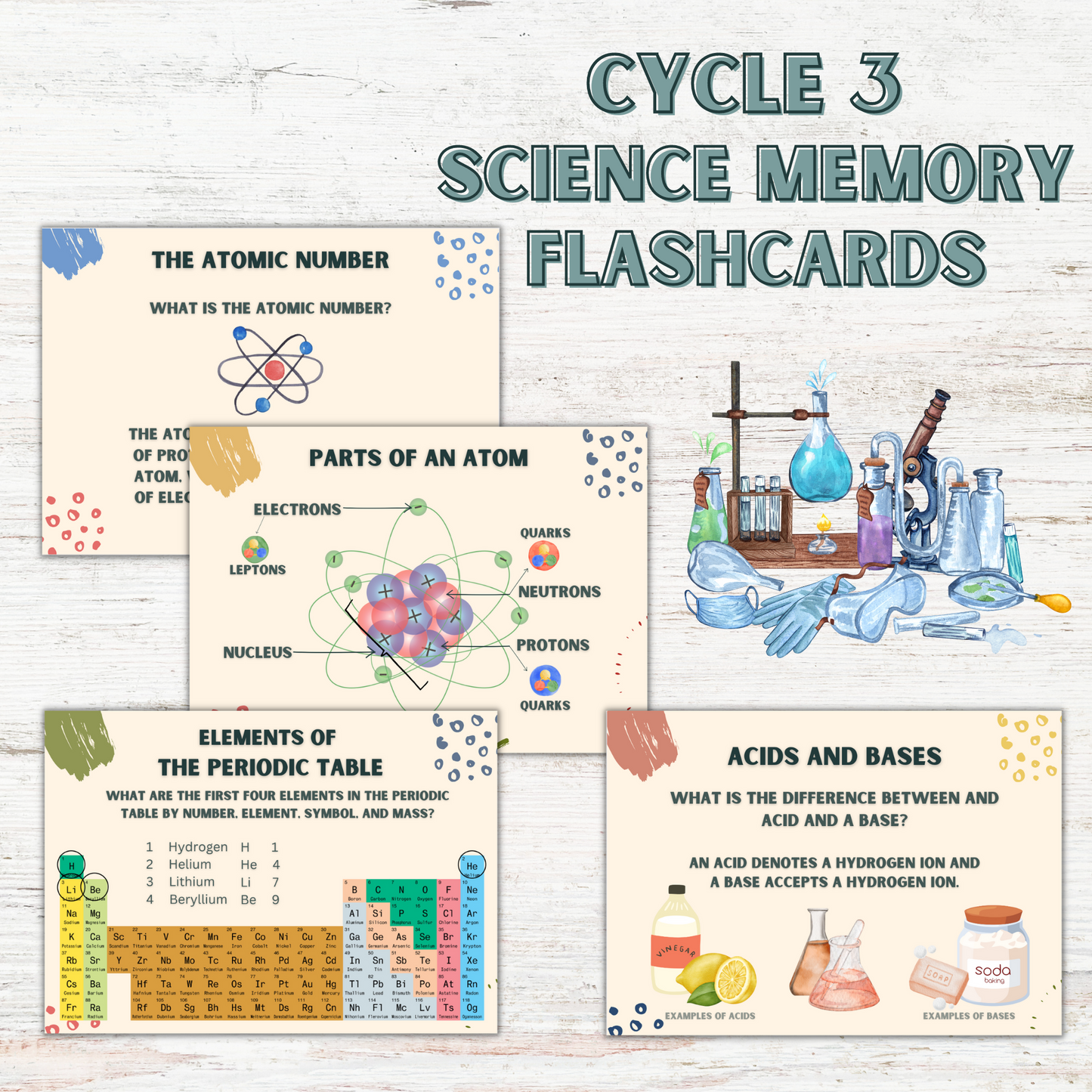 Science Memory Cards | CC Cycle 3