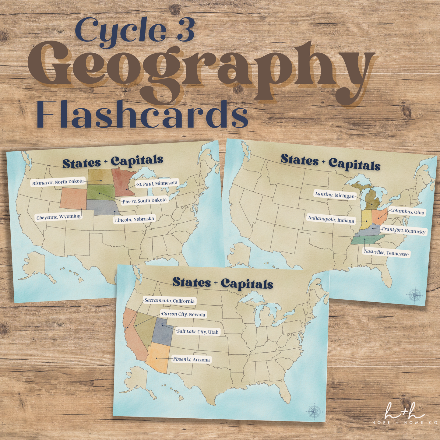 Geography Memory Cards | Cycle 3