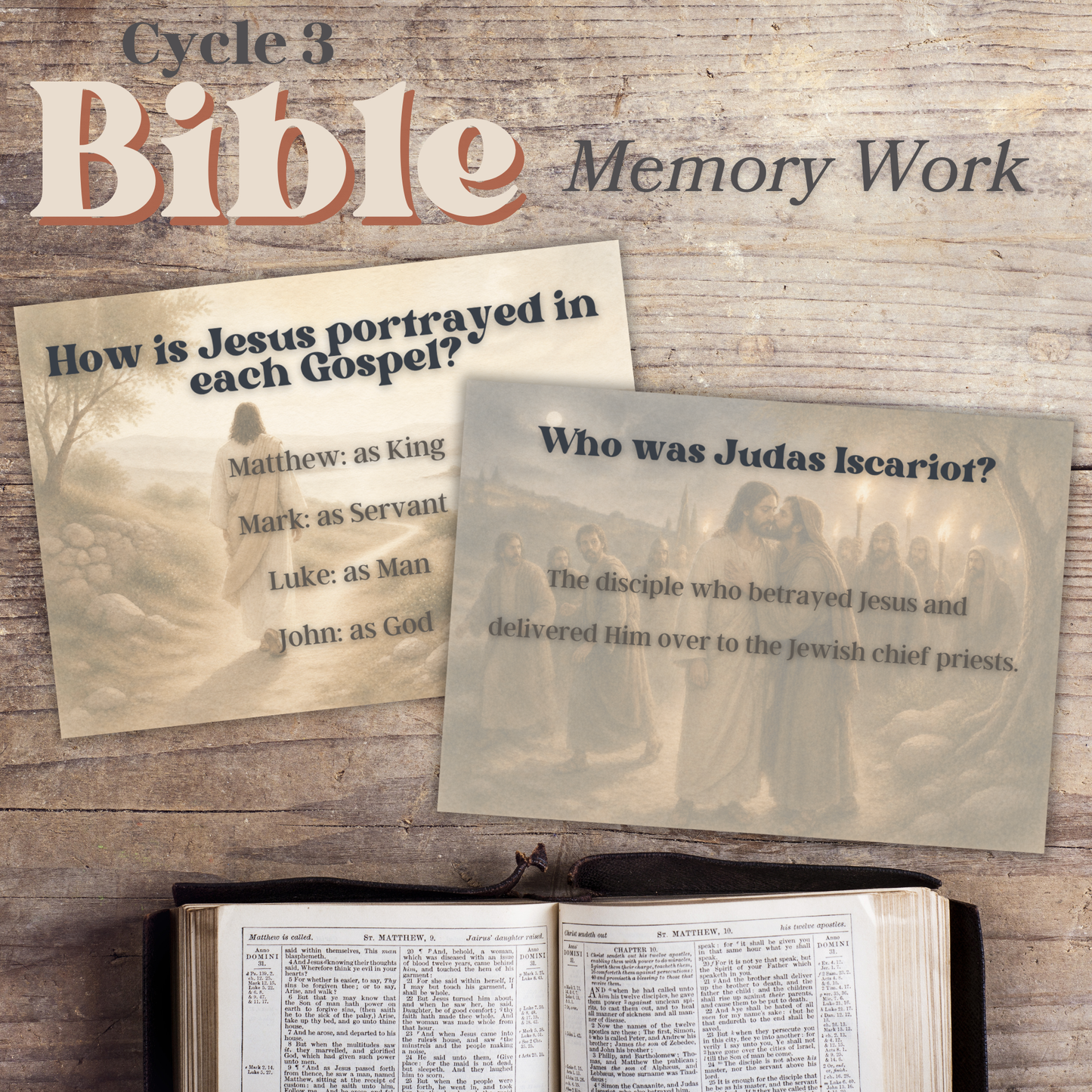 Bible Facts + Memory Work | Gospels to Revelation | Bible Foundations