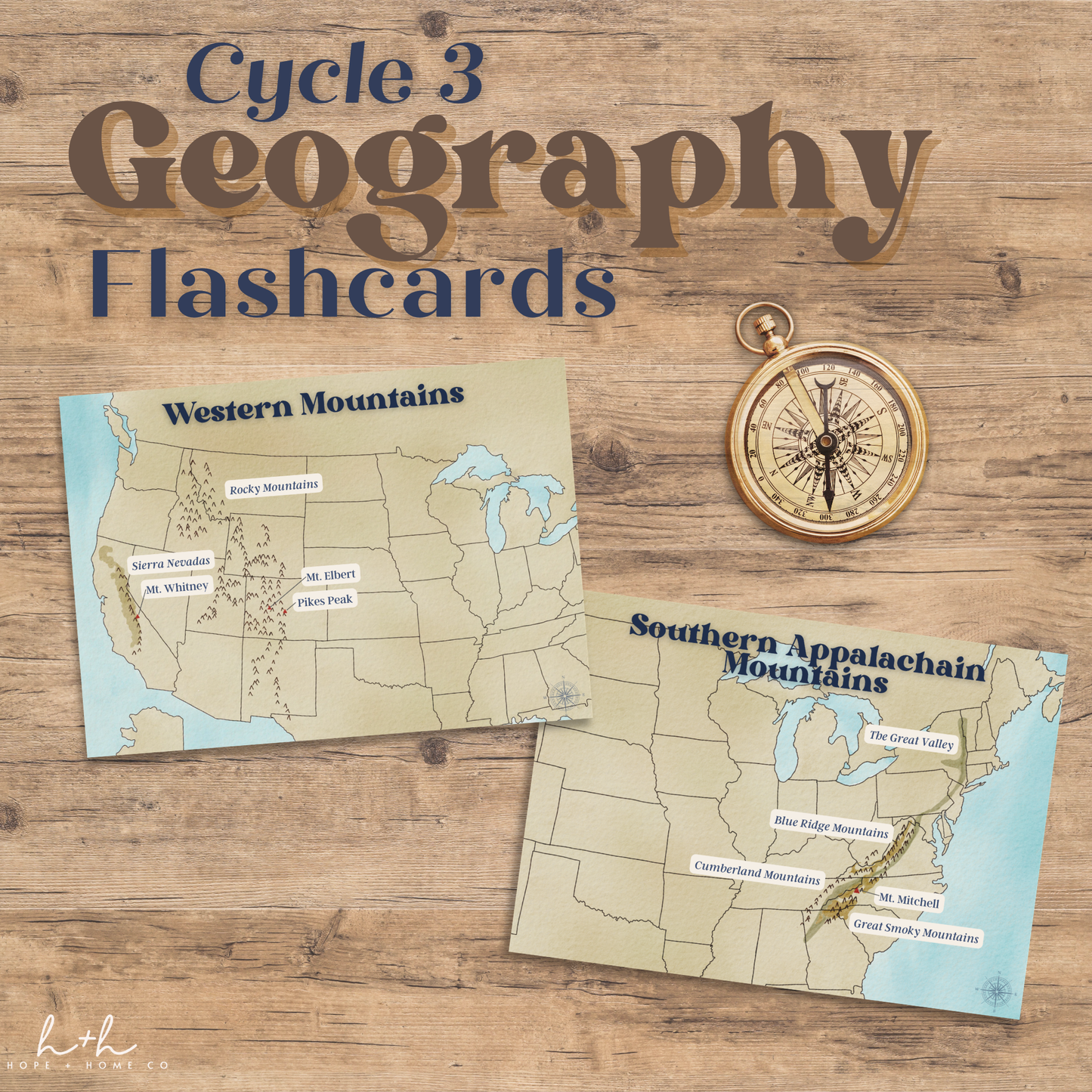 Geography Memory Cards | Cycle 3