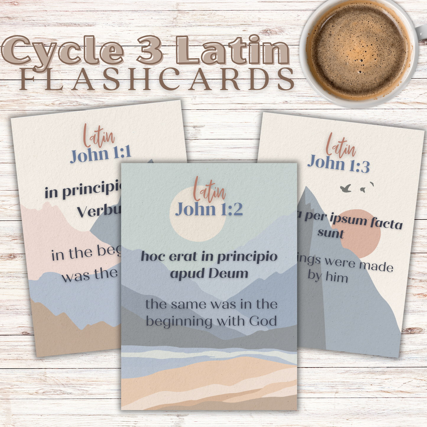 Latin Memory Cards | Cycle 3