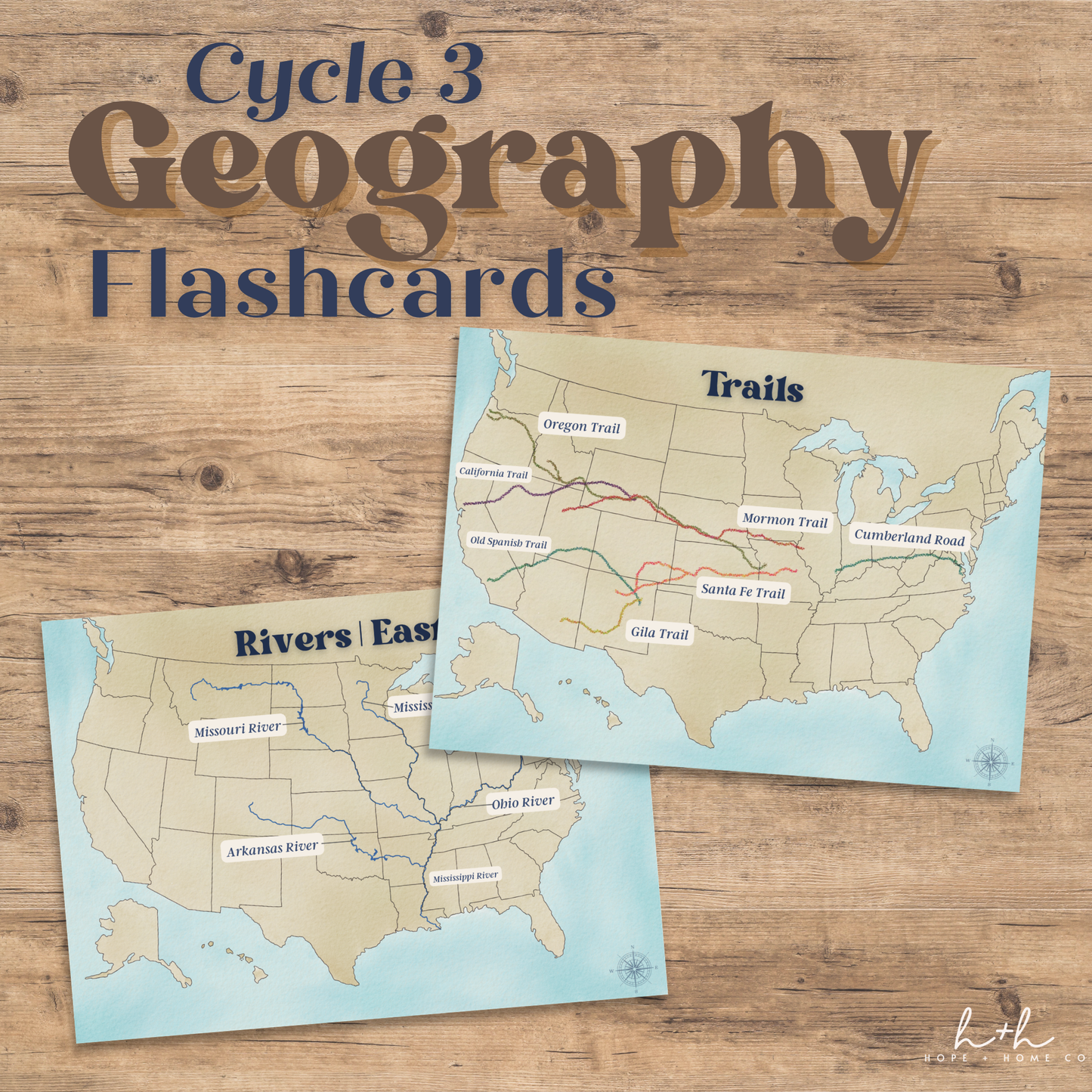 Geography Memory Cards | Cycle 3