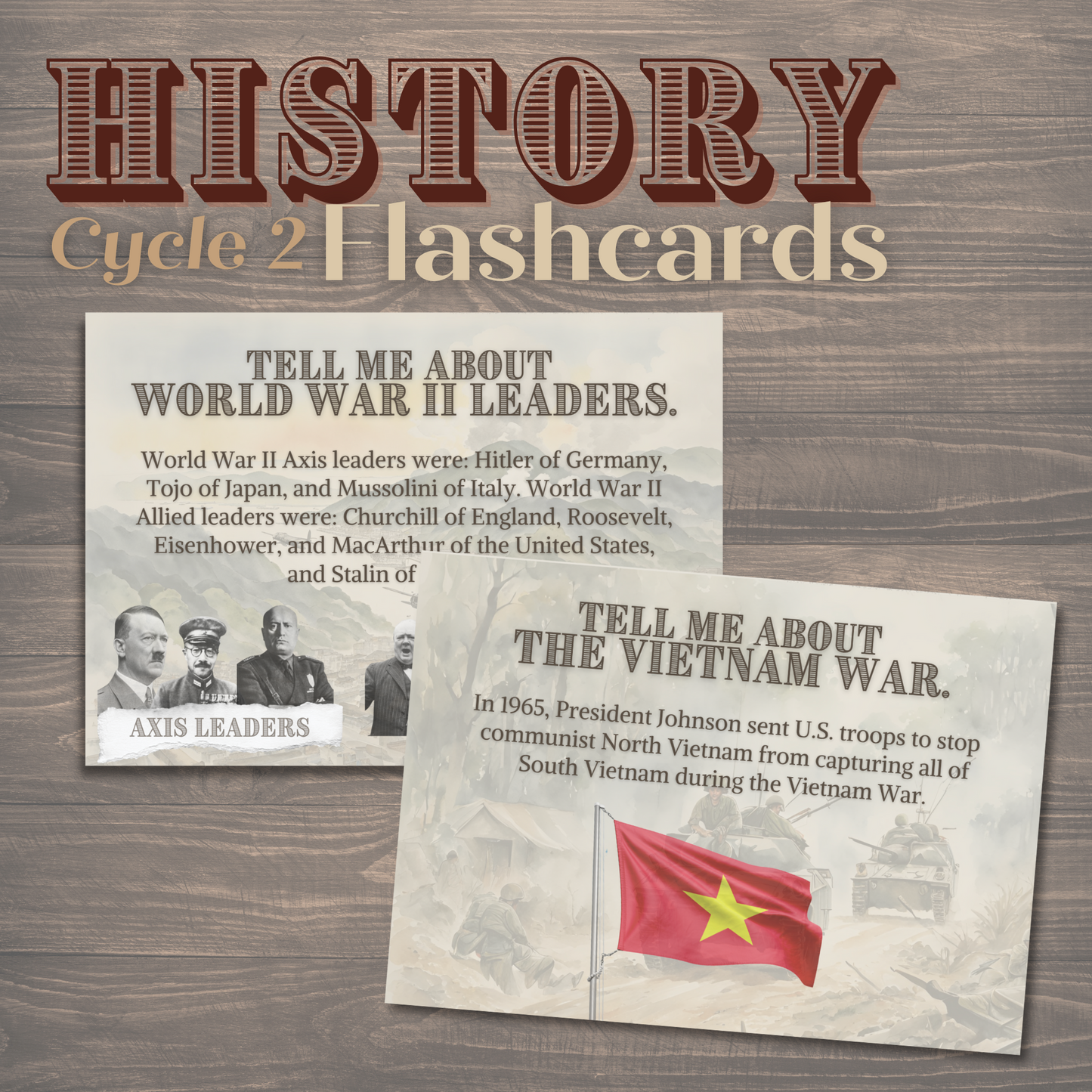 Cycle 2 History Memory Work Flashcards