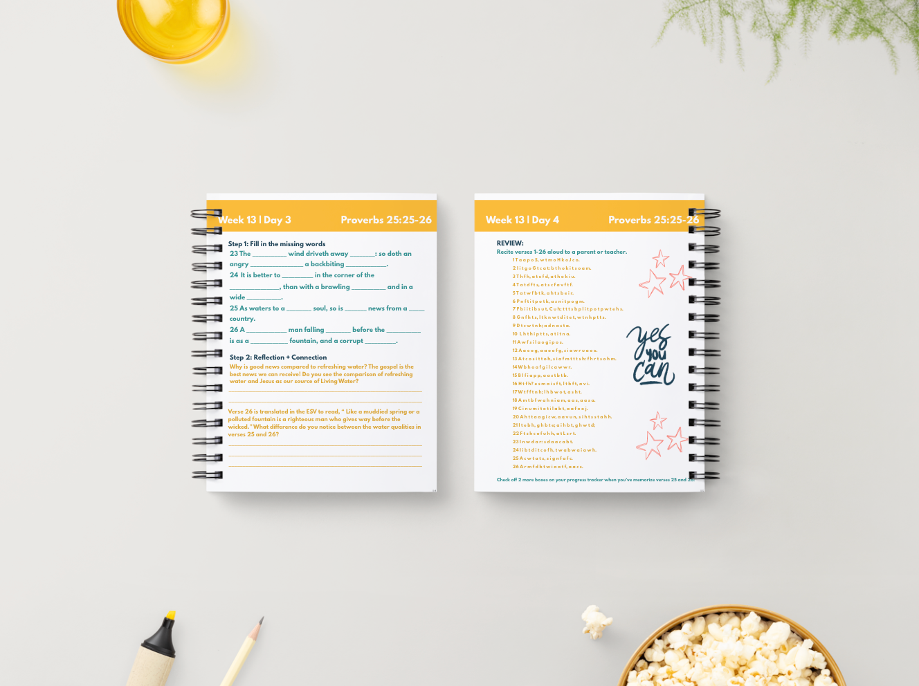 Proverbs 25 | Scripture Memorization Workbook