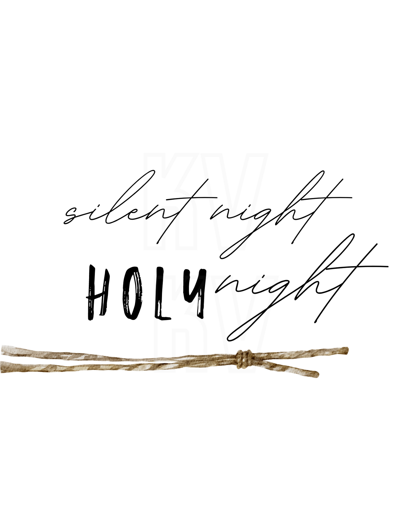 Silent Night | Christmas Printable