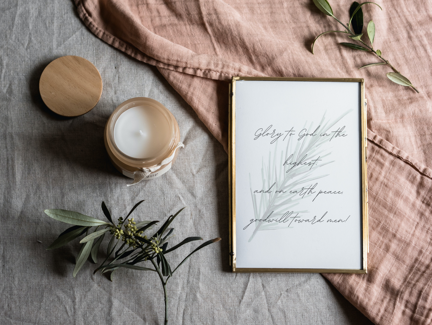 Glory to God in The Highest | Christmas Printable