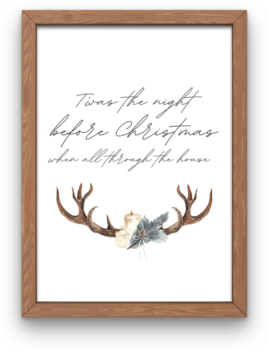 T'was The Night Before Christmas | Christmas Printable